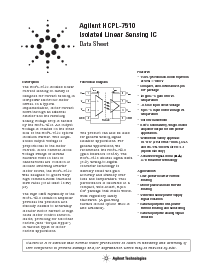 浏览型号HCPL-7510-300E的Datasheet PDF文件第1页