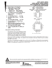 浏览型号LM2903QD的Datasheet PDF文件第1页