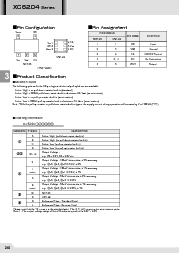 浏览型号XC6204C122DR的Datasheet PDF文件第2页