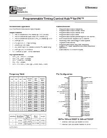 浏览型号ICS950902的Datasheet PDF文件第1页