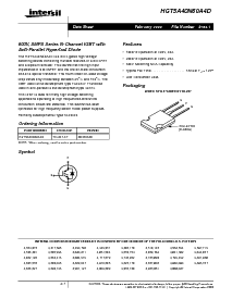 浏览型号HGT5A40N60A4D的Datasheet PDF文件第1页