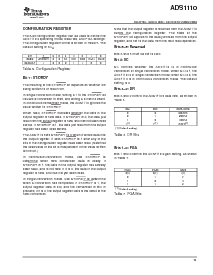 浏览型号ADS1110A4IDBVT的Datasheet PDF文件第11页
