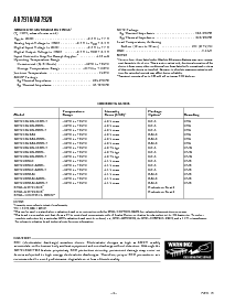 浏览型号AD7920AKS-REEL的Datasheet PDF文件第6页