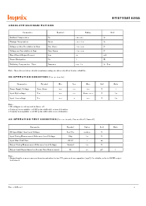 浏览型号HY57V281620ALT-HI的Datasheet PDF文件第4页