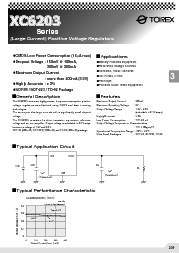 浏览型号XC6203E30APL的Datasheet PDF文件第1页