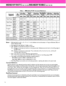 浏览型号MBM29F400BC-70PFTN的Datasheet PDF文件第14页