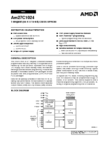 浏览型号Am27C1024-120DI5的Datasheet PDF文件第1页