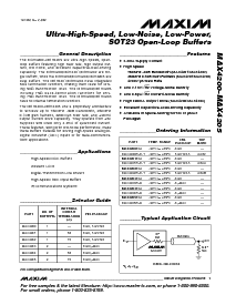 浏览型号MAX4200ESA的Datasheet PDF文件第1页