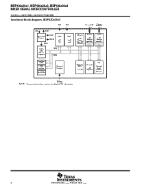 浏览型号MSP430F2001IRSA的Datasheet PDF文件第6页