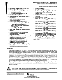 浏览型号MSP430F2012IPW的Datasheet PDF文件第1页