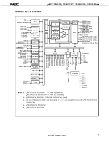 浏览型号UPD703037AGF的Datasheet PDF文件第5页