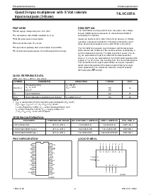 浏览型号74LVC257APWDH的Datasheet PDF文件第2页