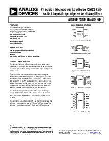 浏览型号AD8607AR-REEL的Datasheet PDF文件第1页