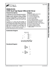 浏览型号DS90LV027ATM的Datasheet PDF文件第1页