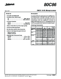 浏览型号80C86的Datasheet PDF文件第1页