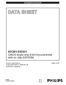 浏览型号80C851的Datasheet PDF文件第1页