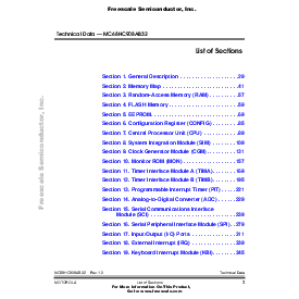 浏览型号MC68HC908AB32的Datasheet PDF文件第3页