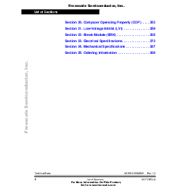 浏览型号MC68HC908AB32的Datasheet PDF文件第4页