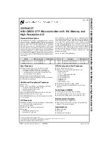 浏览型号COP8ACC728M9-XE的Datasheet PDF文件第1页