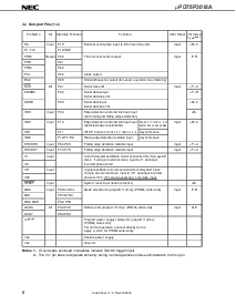 浏览型号UPD75P3018AGK-BE9的Datasheet PDF文件第8页