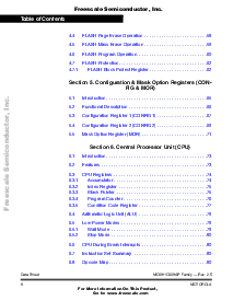 浏览型号MC68HC908AP64CFB的Datasheet PDF文件第8页