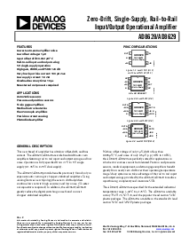 浏览型号AD8628ARZ-REEL7的Datasheet PDF文件第1页