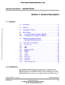 浏览型号MC68HC705C9ACFB的Datasheet PDF文件第21页