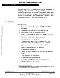 浏览型号MC68HC705C9ACFB的Datasheet PDF文件第22页