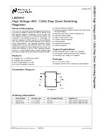 浏览型号LM34910SD的Datasheet PDF文件第1页