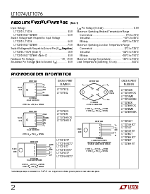 浏览型号LT1076CR的Datasheet PDF文件第2页