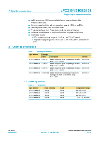 浏览型号LPC2105BBD48的Datasheet PDF文件第2页