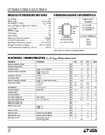 浏览型号LT1304CS8-3.3的Datasheet PDF文件第2页