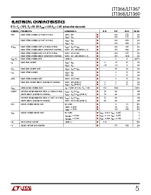 浏览型号LT1367CS的Datasheet PDF文件第5页