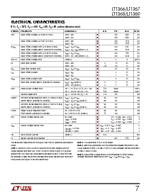 浏览型号LT1367CS的Datasheet PDF文件第7页