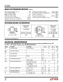 浏览型号LT1394CMS8的Datasheet PDF文件第2页