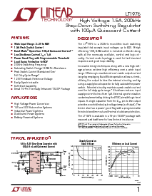 浏览型号LT1976EFE的Datasheet PDF文件第1页