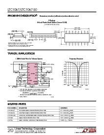 浏览型号LTC1067-50CS的Datasheet PDF文件第20页