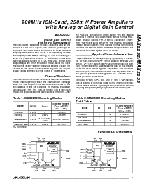 浏览型号MAX2233EEE的Datasheet PDF文件第7页