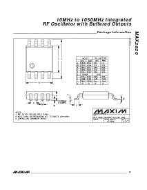 浏览型号MAX2620EUA的Datasheet PDF文件第11页