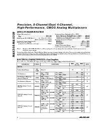 浏览型号MAX308CPE的Datasheet PDF文件第2页