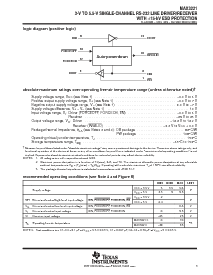 浏览型号MAX3221CDBR的Datasheet PDF文件第3页