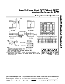 浏览型号MAX4702EUE的Datasheet PDF文件第13页