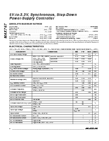 浏览型号MAX767TEAP的Datasheet PDF文件第2页