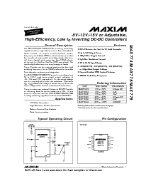 浏览型号MAX774CPA的Datasheet PDF文件第1页