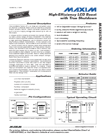 浏览型号MAX8572EUT的Datasheet PDF文件第1页