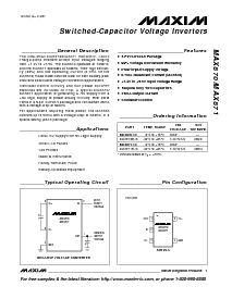浏览型号MAX870D的Datasheet PDF文件第1页