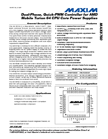 浏览型号MAX8760ETL的Datasheet PDF文件第1页