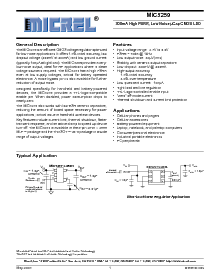 浏览型号MIC5259-2.8YD5的Datasheet PDF文件第1页