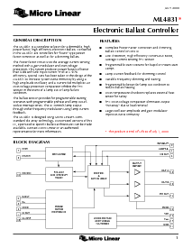 浏览型号ML4831CP的Datasheet PDF文件第1页