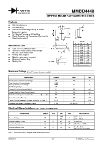 浏览型号MMBD4448的Datasheet PDF文件第1页